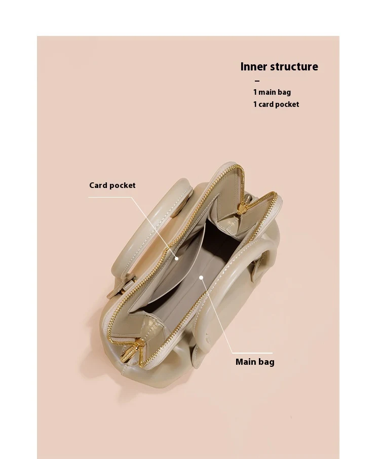 Borsa a tracolla Exquisite Dumpling per donna taglia S Elegante e Compatta Perfetta per l'uso quotidiano e serate fuori — foto 3