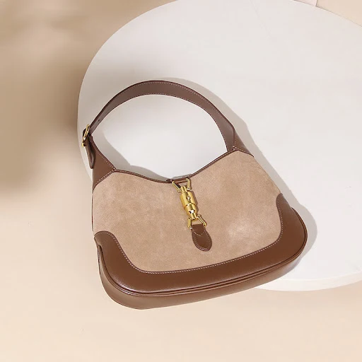 Title 2, Saddle Retro Contrast Color Underarm Bag