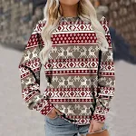 Women's Striped 3D Digital Printed Sweatshirt. Experience ultimate comfort and style with this modern and versatile top, — photo 9
