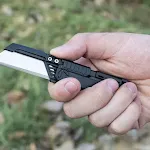 Titanium vouwmes voor zelfverdediging en dagelijks gebruik. Lichtgewicht, sterk en betrouwbaar. De ideale EDC-tool voor elke situatie. — foto 1