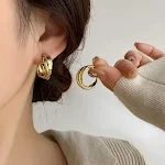 Brincos femininos de clip para orelha superior, design de nicho sênior, confortáveis e elegantes, perfeitos para uso diário e ocasiões especiais. — foto 27