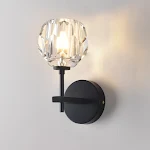 Bedroom Bedside Crystal Wall Lamp for elegant lighting. Modern design, easy installation and soft light creates a cozy a — photo 16