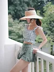 Maiô para cobrir a barriga, parecer mais magra e nadar com conforto. Sinta-se confiante e aproveite o verão com estilo e elegância. — foto 1