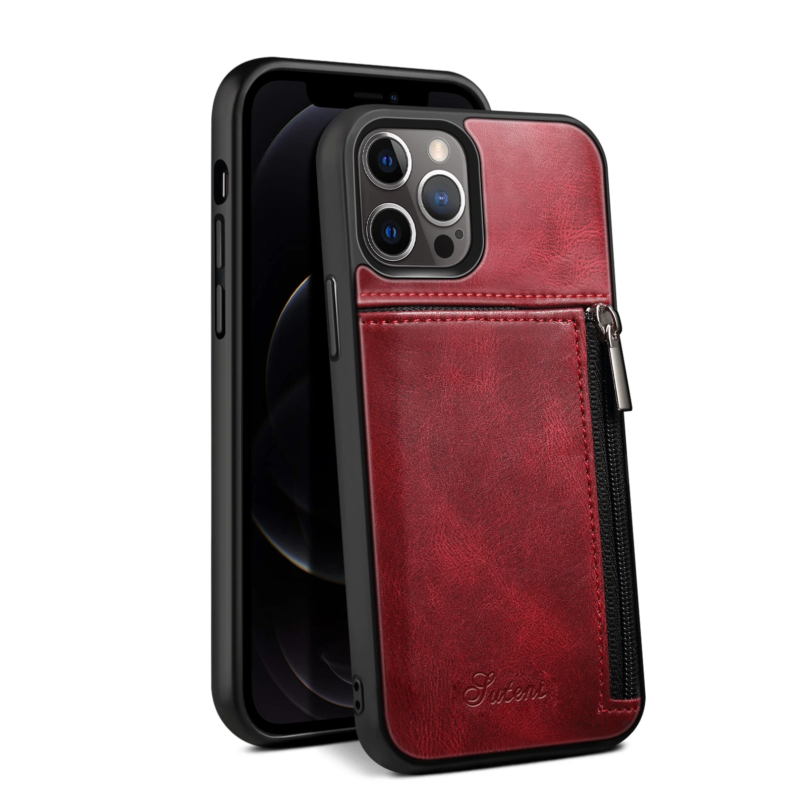 Title 5, Mobile Phone Shell with Card Back Cover Type Zi...