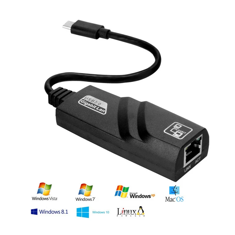 Title 3, Adaptador USB C para RJ45 Gigabit Ethernet Cone...