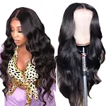 Peruca feminina de moda preta, cacheada de comprimento médio com lace frontal sintética - Cabelo perfeito e moderno. — foto 3
