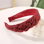 Hand-woven Retro Headband With Wide Sides To Wash Your Face — photo 7