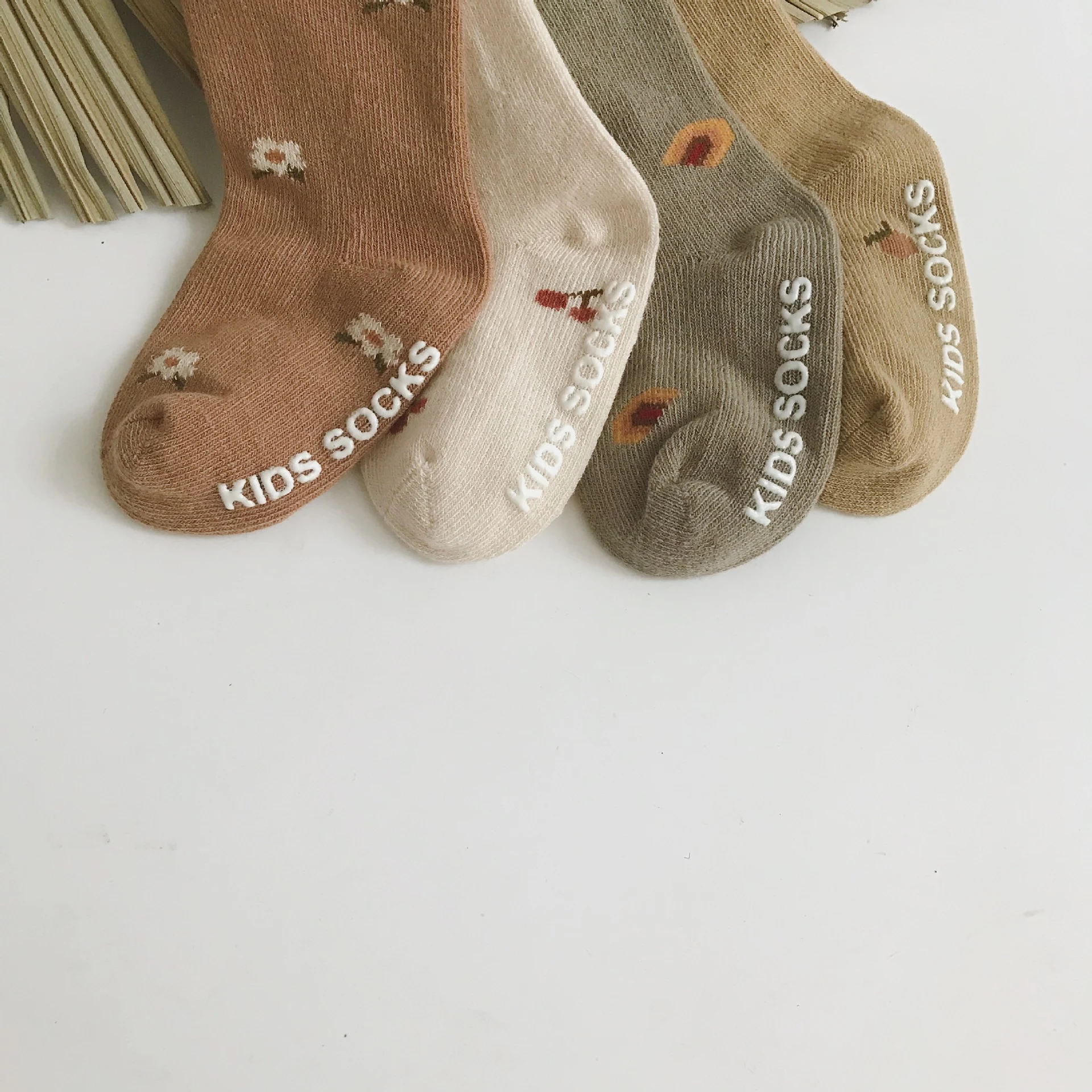 With Wooden Ears Children's Socks Baby Non-slip — photo 3