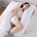 Travesseiro de suporte para dormir em formato U para grávidas, almofadas de maternidade para gestantes que dormem de lado, sono tranquilo. — foto 17