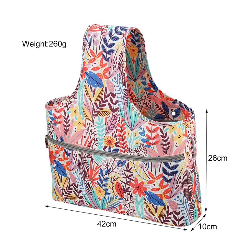 Bolsa de armazenamento de lã para tricô, suéter e crochê. À prova de poeira, portátil e perfeita para guardar seus projetos de lã com segurança. — foto 12