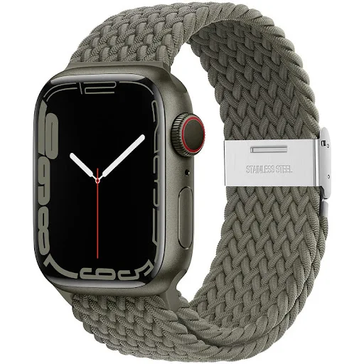Title 2, Creative Nylon Loop Elastic Woven Watch Strap. ...