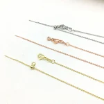 Colar feminino universal com corrente ajustável e pingente de bolinha e agulha. Corrente charmosa e delicada, perfeito para qualquer look. — foto 10