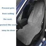 Cuscino universale per sedili auto estivo in tessuto a spugna, assorbente del sudore, per viaggi freschi e confortevoli durante la stagione calda. — foto 7