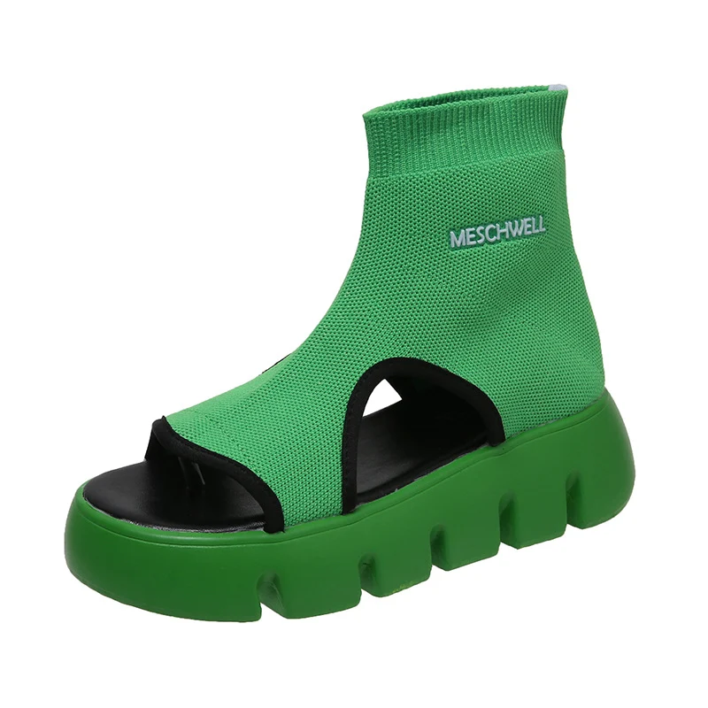 Women's Roma Flyknit Flip-On Platform Sandals, offering ultimate comfort and style for summer. Lightweight, breathable d — photo 5