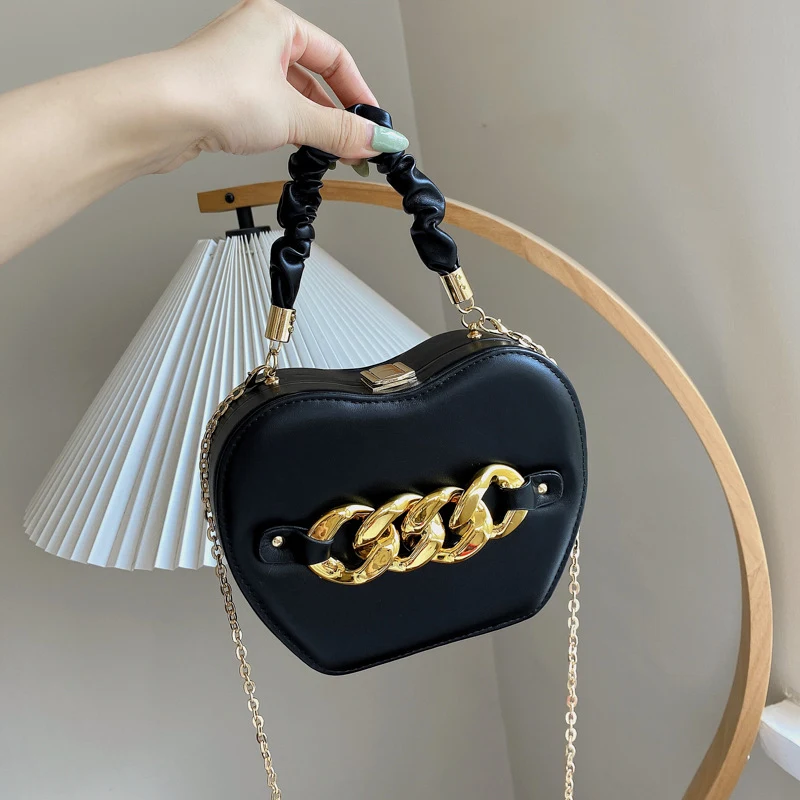 Title 7, Bolsa Mensageiro Feminina de Corrente Estilo We...