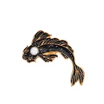 Pin Esmaltado Estilo Japonês Koi Lula Bandeira Broche Mochila Roupa Lapela Pin Sushi Salmão Insígnia Joia Desenho Animado — foto 3