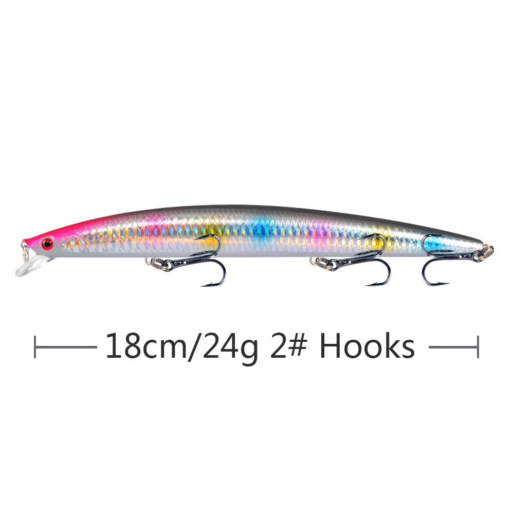 Title 9, Isca de Pesca Marinha Grande 18cm 24g Mino para...