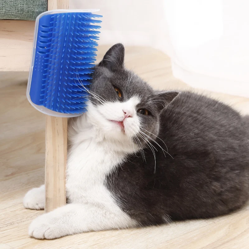 Title 12, Cat Corner Brush Comb Massager for Cat Arch Pla...