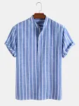 Pure yarn-dyed striped shirt, offering timeless style and comfort. Soft, breathable fabric for everyday wear, perfect fo — photo 2