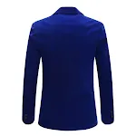 Jaqueta casual de veludo borgonha, perfeita para um visual elegante e descontraído. Conforto, estilo e sofisticação em uma peça. — foto 3
