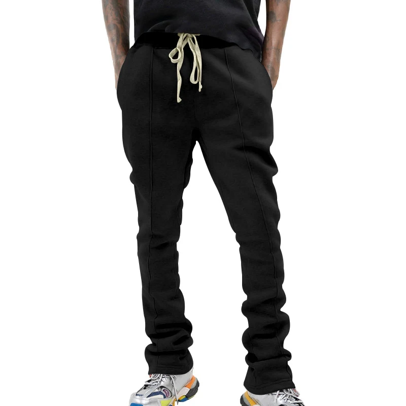 Heren Casual Broek met Zijkanten Streep Uitlopende Sportbroek Comfortabel en Stijlvol Perfect voor Sport en Vrije Tijd Veelzijdige en Moderne Look — foto 3