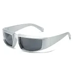 Silver frame grey