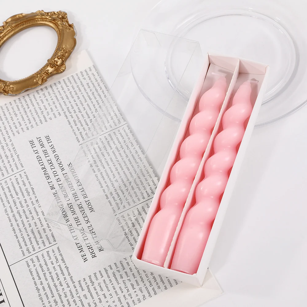 Title 7, Classic Color Thread Candle Household, long-las...