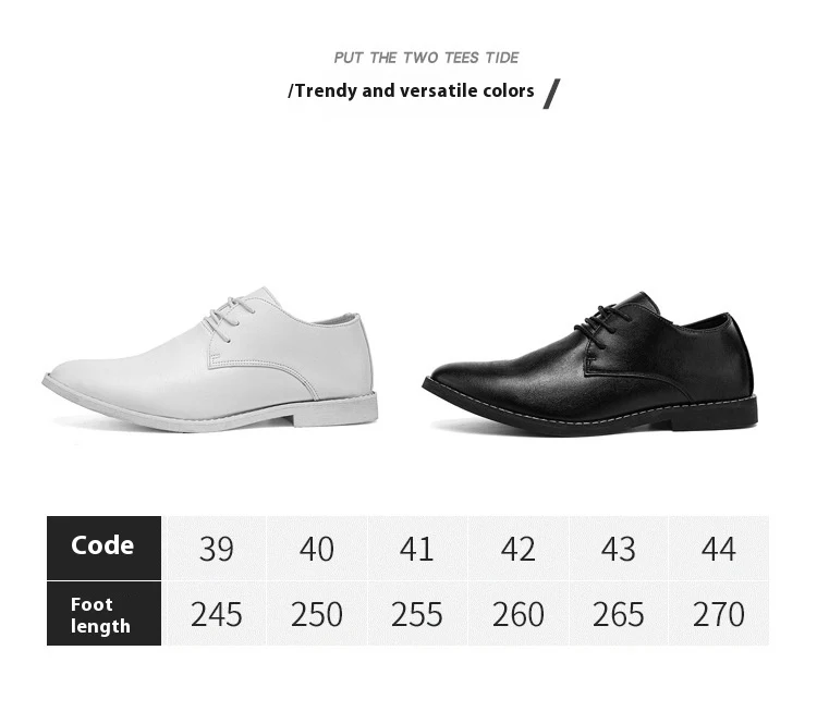 Title 11, Męskie skórzane buty ślubne business casual, ro...