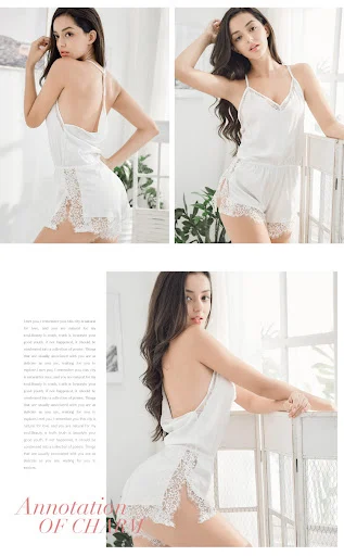 Title 8, Faceless halter dress womens one-piece pajamas