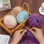 Gradient Snowflake Dots Silk Rainbow Mohair Wool Soft Glutinous Wool Ball. Create luxurious knit and crochet projects wi — photo 28