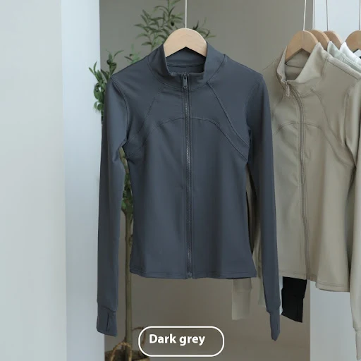 Title 19, Womens Zipped Stand Collar Sports Top. Provide...