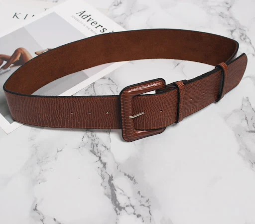 Title 3, Simple Ladies Wide Belt Casual Versatile Decora...