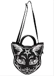 Bolsa feminina punk com personalidade moderna, para um visual estiloso e autêntico. Ideal para quem busca expressar sua individualidade. — foto 1
