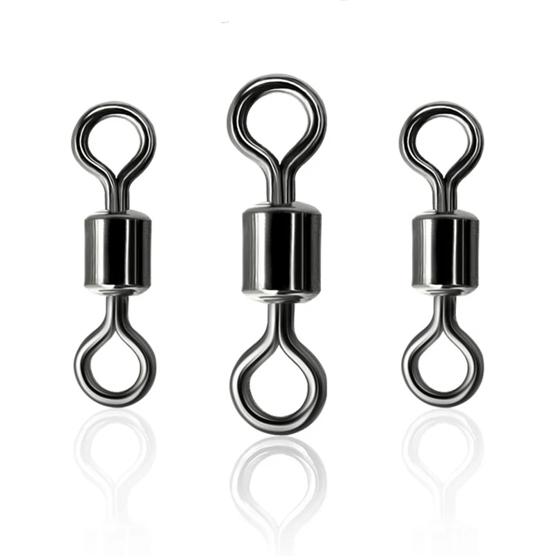Conectores giratórios em forma de oito (10 unidades) para pesca. Garanta maior resistência e evite torções na linha com esses conectores duráveis e eficientes. — foto 4