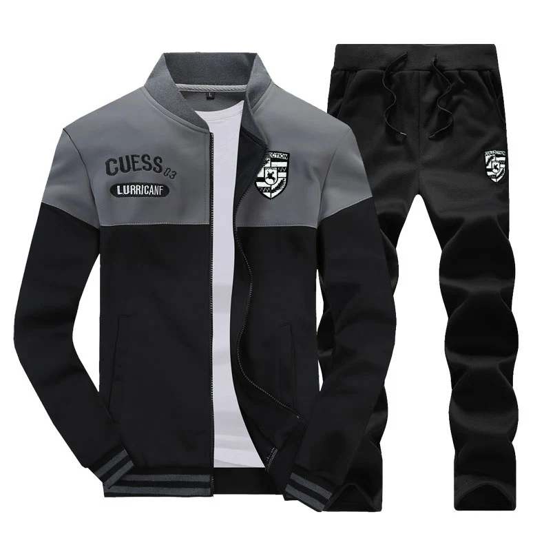 Title 4, Mens Casual Two-Piece Set Comfortable Pants an...