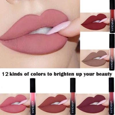 Charm Color batom labial matte aveludado, gloss labial líquido matte de longa duração, com autorização, para lábios perfeitos. — foto 12