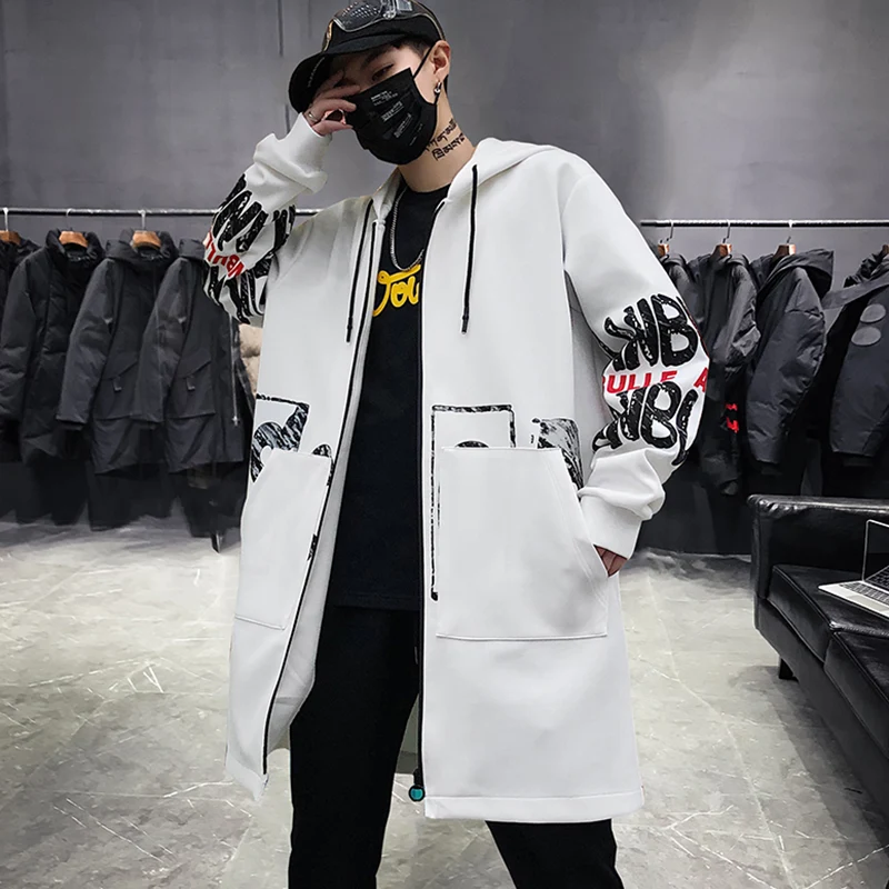 Youth mid-length windbreaker jacket for casual wear, designed with personality and comfort for everyday use and style. — photo 5