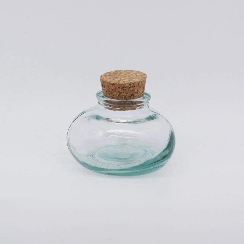 Handmade Glass Sealed Jar Cork Storage Jar. Perfect for storing dry foods, herbs, and spices. A stylish and airtight sol — photo 9
