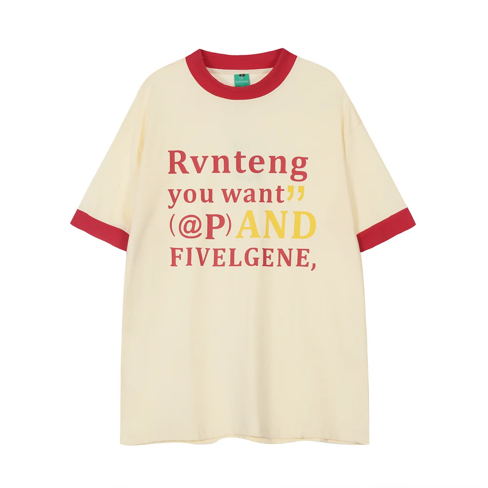 Camiseta masculina de manga curta com letras de rua americanas. Conforto e estilo urbano para o dia a dia. Perfeita para um visual moderno. — foto 4