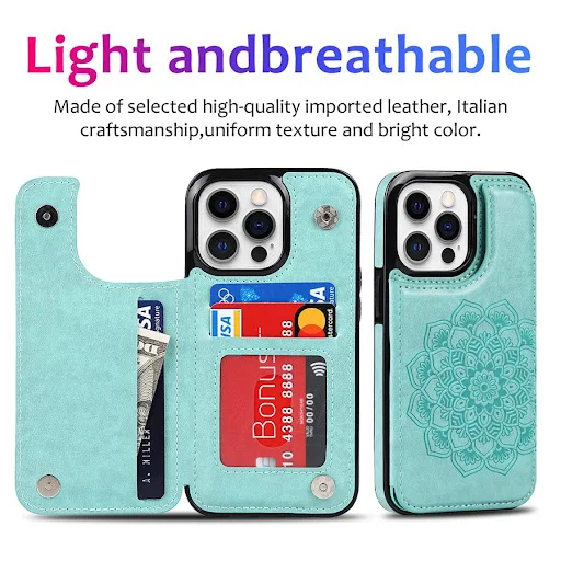 Title 8, New Double Buckle Mandala Mobile Phone Leather ...