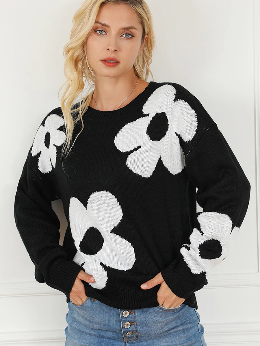 Damenmode Europa und Amerika Print Bluse, stilvolles Oberteil für Alltag und Freizeit, atmungsaktiv und bequem für Damen. — foto 4