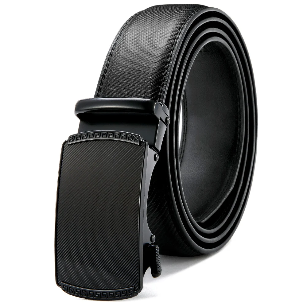 Men's auto buckle leather belt. Durable, stylish, and comfortable. Perfect for everyday wear and special occasions. High — photo 5