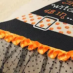 Capa de almofada com aplicação para sofá da sala, perfeita para festas. Adicione estilo e conforto à sua sala com esta capa decorativa. — foto 3