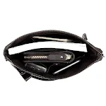 Bolsa Mensageiro Masculina de Couro Casual e de Negócios, Perfeita para o Dia a Dia e Trabalho, Conforto e Elegância em um Único Acessório — foto 1