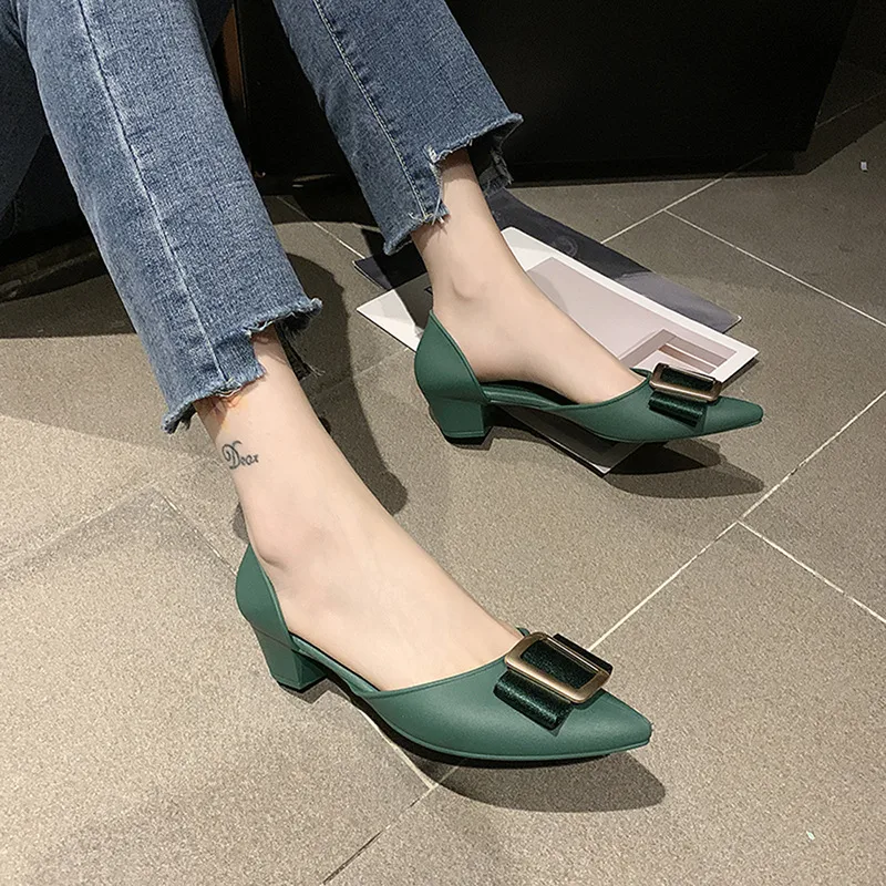 Title 9, Womens Jelly Shoes Trend Square Buckle Pointed...