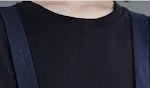 Jeans assimétricos coreanos femininos com alças, modernos e lisonjeiros. Aproveite o conforto e o design único e estiloso. — foto 6