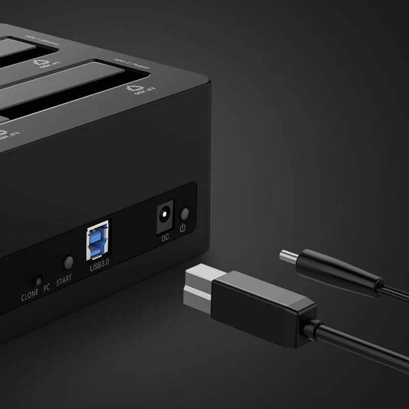 ORICO 6629US3 Case de Disco Rígido Móvel USB3.0 Dual Bay com Clonagem Offline. Suporta HDD/SSD 2.5/3.5 polegadas. Copie dados sem usar um computador. — foto 2