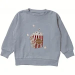 Moletom infantil fofo estampado de algodão Camiseta macia para bebê Roupa de cima ideal para conforto e estilo no dia a dia. Perfeita para brincar. — foto 3