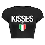 Dames T-shirt met korte mouwen en ronde hals, casual letterprint, comfortabel en stijlvol, ideaal voor dagelijks gebruik, gemakkelijk te combineren — foto 26