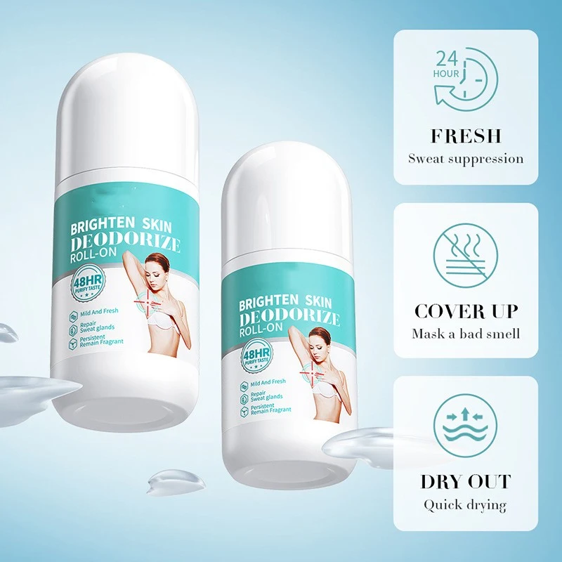 Verhelderende en deodorant roll-on bodylotion voor een helderdere, beschermde huid. Bestrijdt geur en verheldert, de hele dag fris. — foto 1